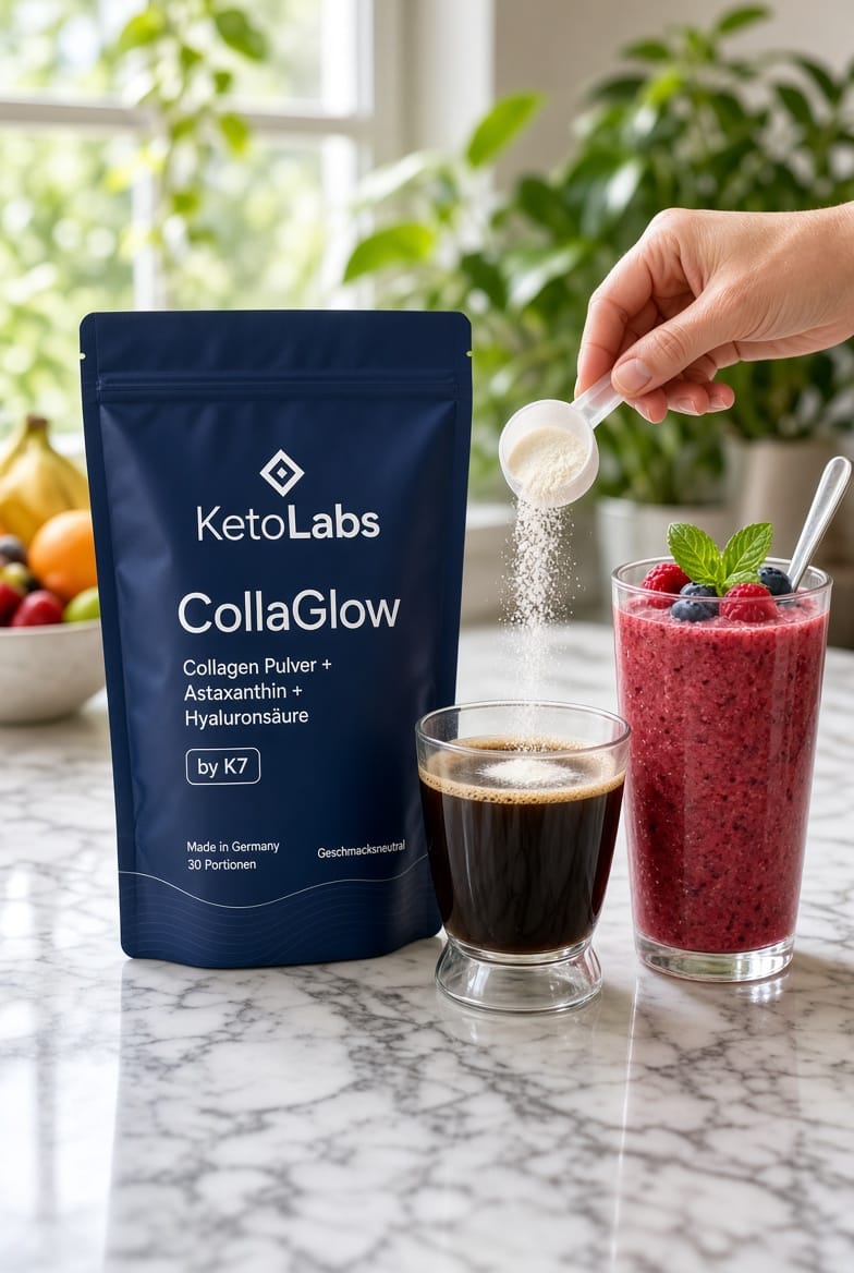 Customer photo review of CollaGlow® 30 Tage Kollagen-Kur mit GlowProtect Komplex™