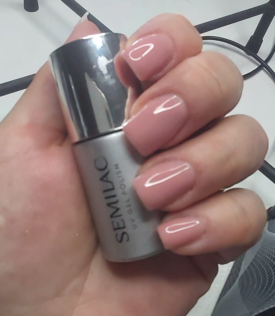 Customer photo review of Semilac BB Base Nude UV Gel Polish