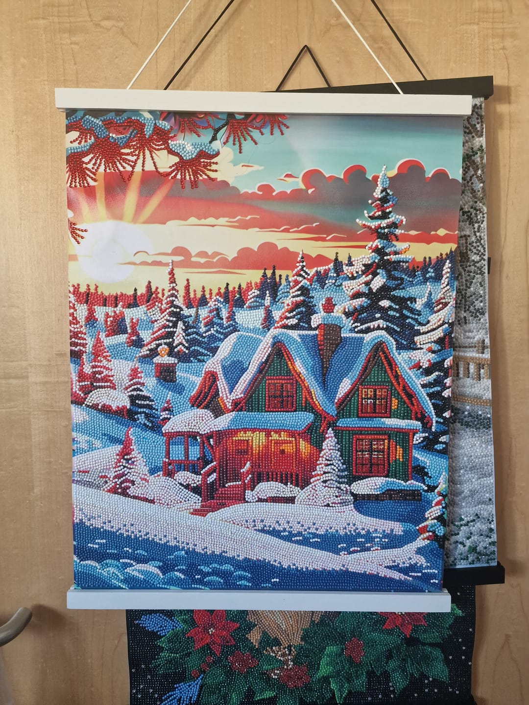 Customer photo review of Fruit Crystal Art Scroll Kit 40x50cm
