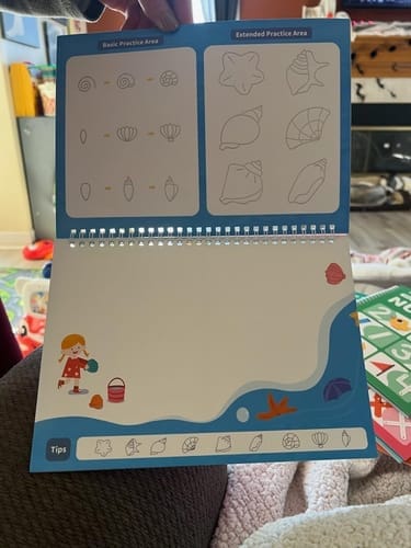 Customer photo review of LumoTrace™ Workbook: Give your child a head start