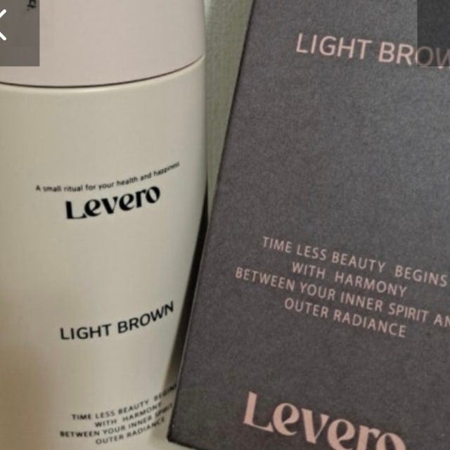 Customer photo review of Levero Coloring Shampoo — PPD-Free Grey Coverage 300ml
