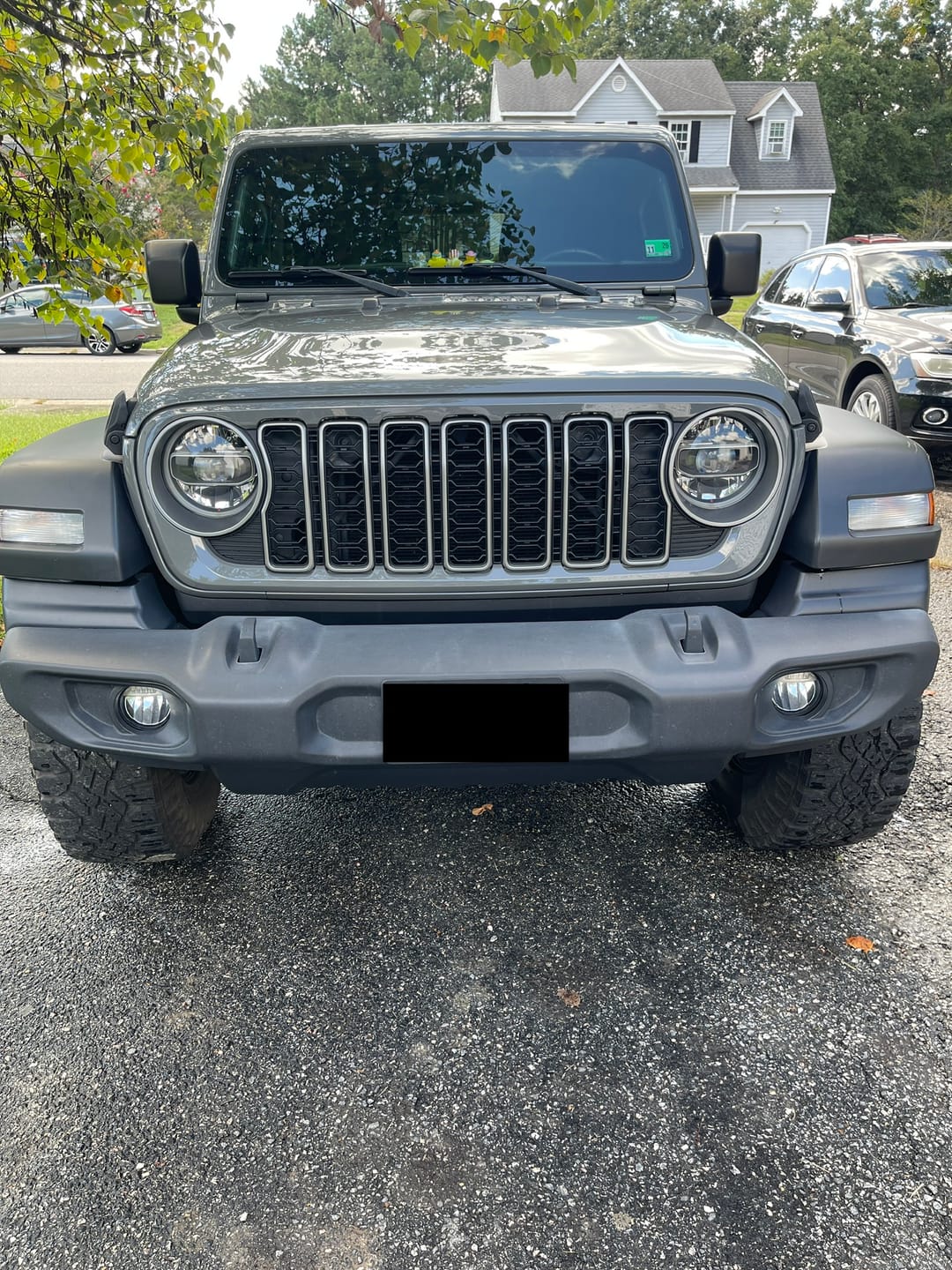 Customer photo review of Custom Paint Matched Front Grille – Refreshed Style fits Jeep Wrangler JL/ Gladiator JT