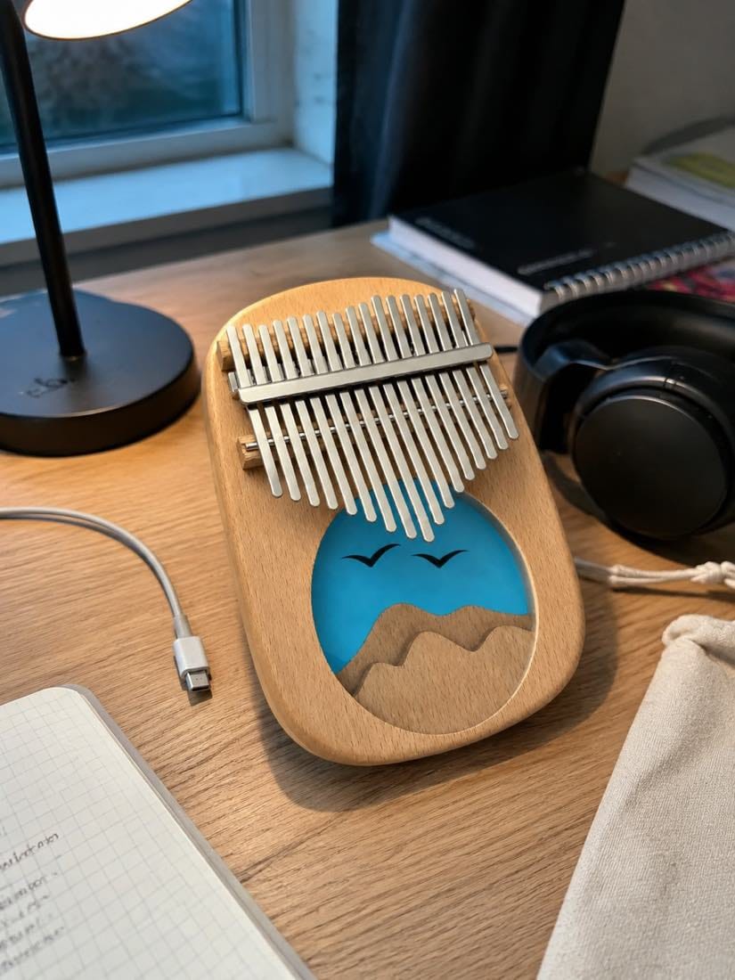 Customer photo review of Kalimba 17 Tasten - Buchenholz & Epoxidharz