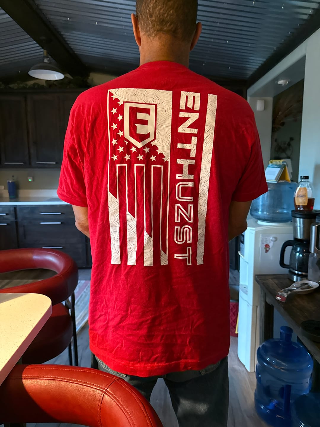 Customer photo review of TOPO FLAG TEE