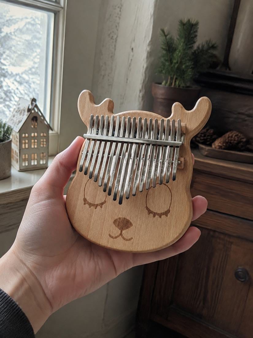 Customer photo review of Kalimba 17 Tasten - Akazienholz, Hirsch-Design