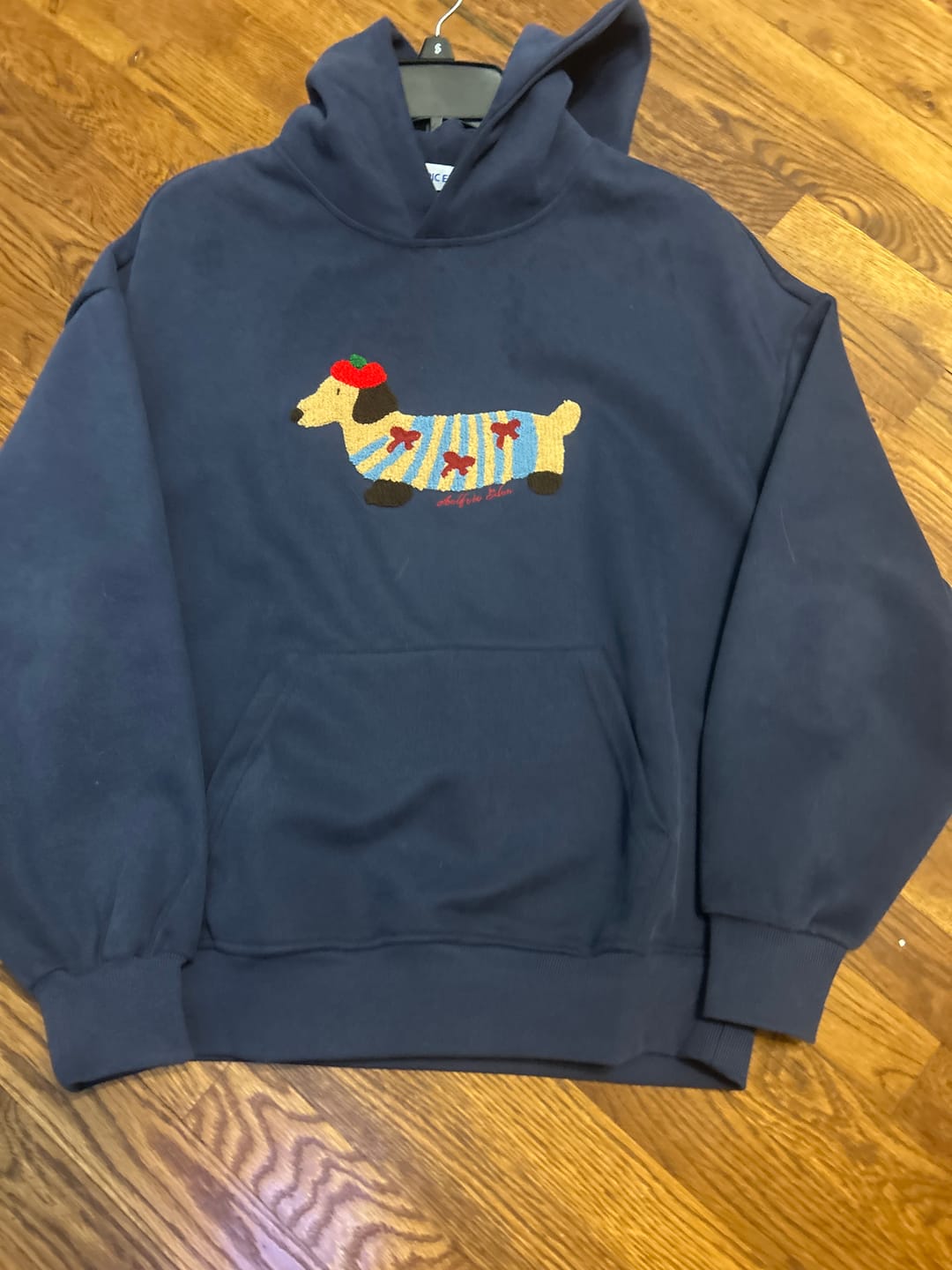 Customer photo review of Aelfric Eden Cartoon Dachshund Hoodie