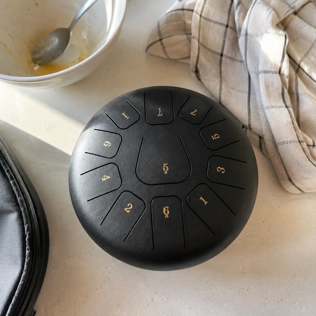 Customer photo review of Zungentrommel Lumina 11 Noten – mattschwarz