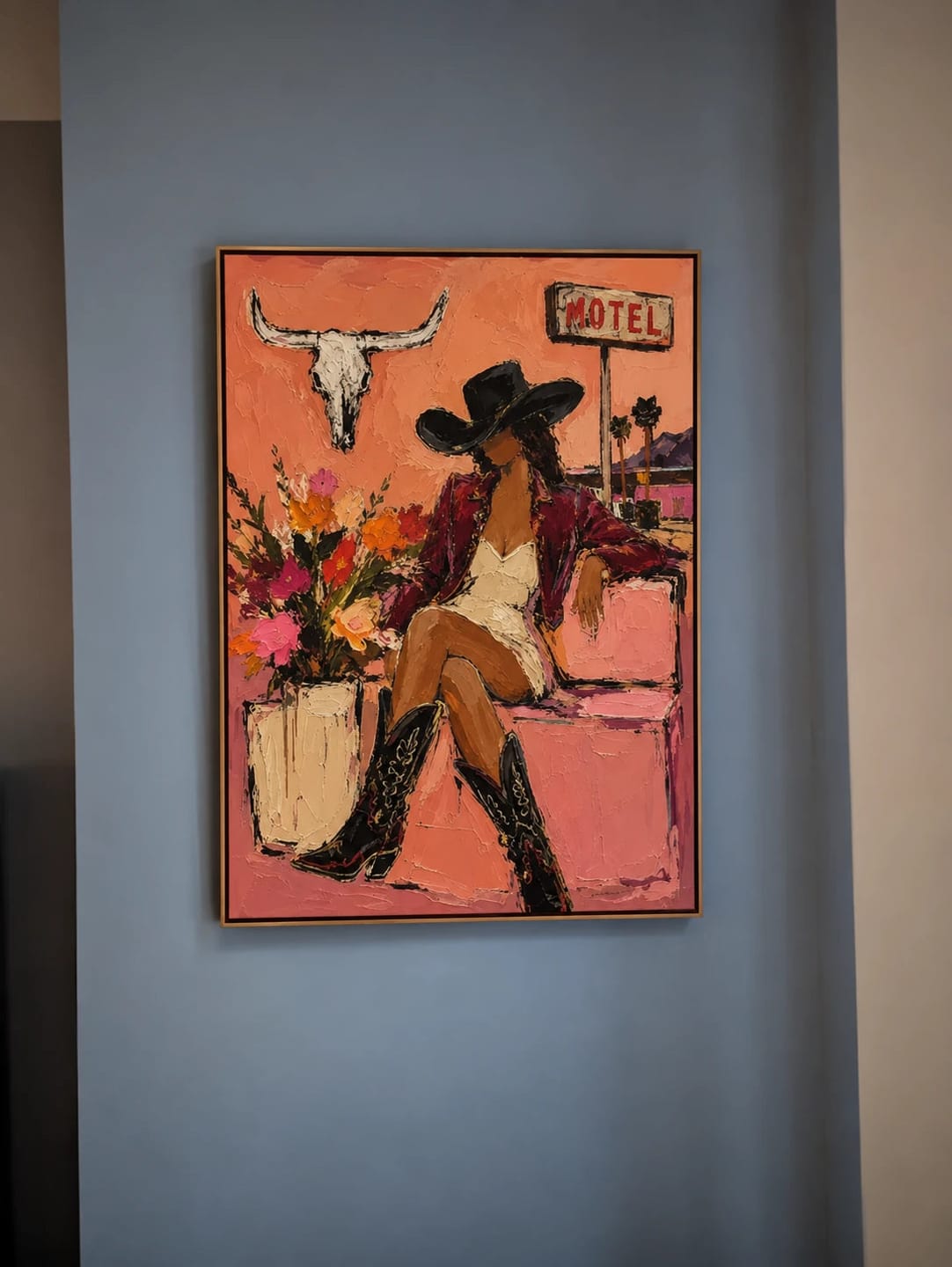 Customer photo review of Western Pop Art｜Desert Rose Wanderer
