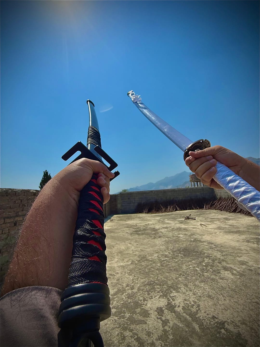 Customer photo review of Ichigo Zangetsu Katana