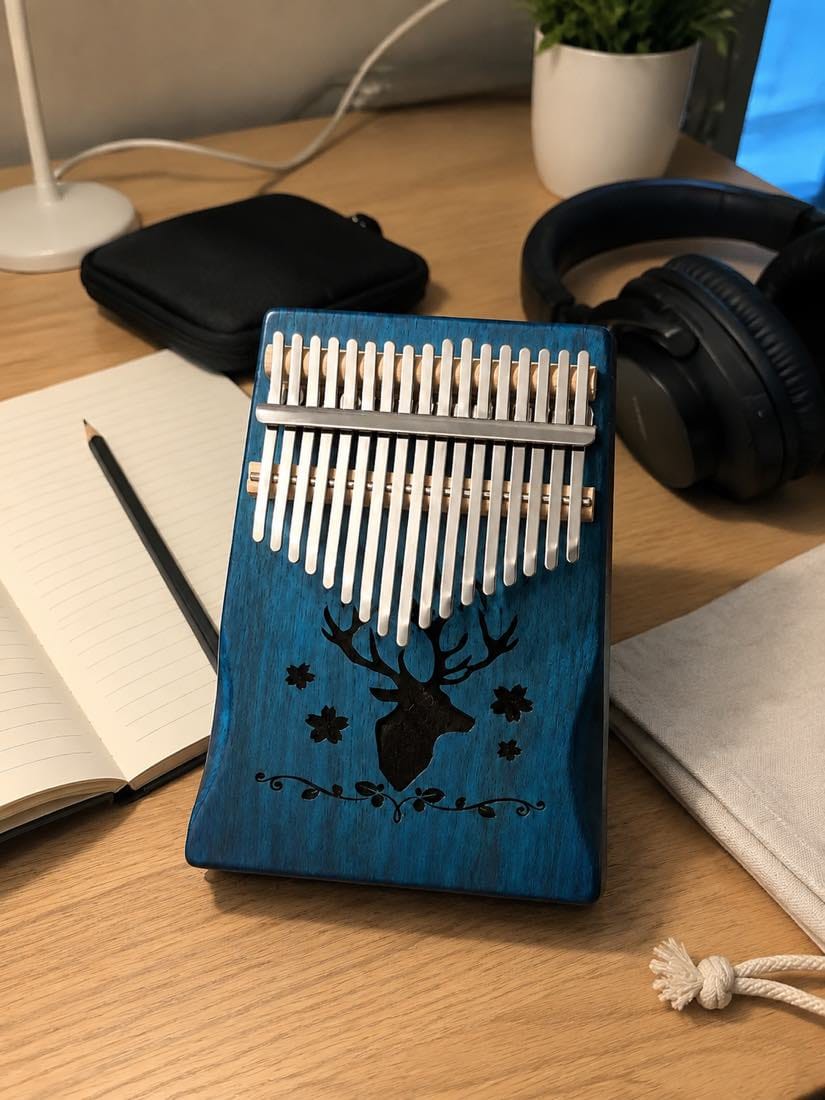 Customer photo review of Kalimba 17 Tasten - Mahagoni, Hirsch-Gravur