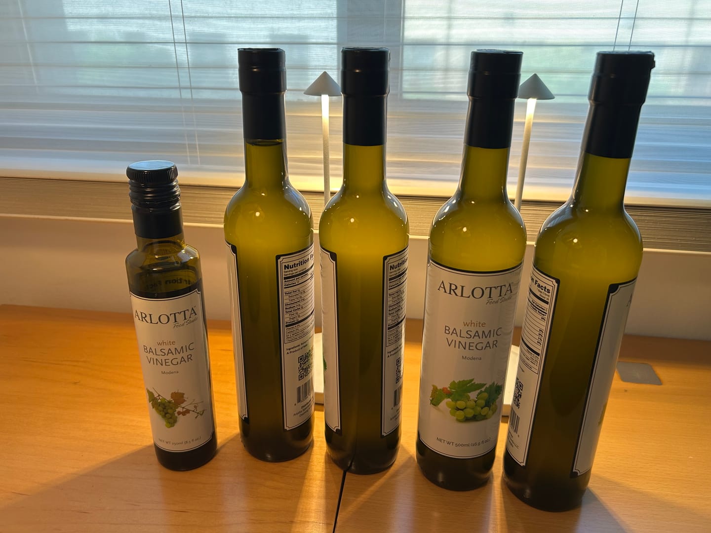 Customer photo review of Premium White Balsamic Vinegar - HALF PRICE