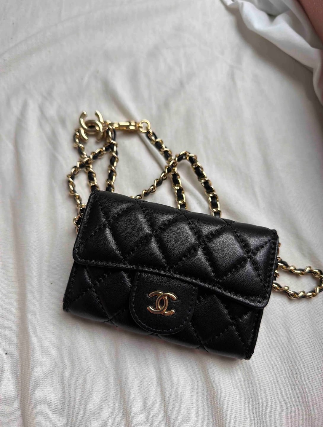 Customer photo review of Luxury Quilted Mini Bag