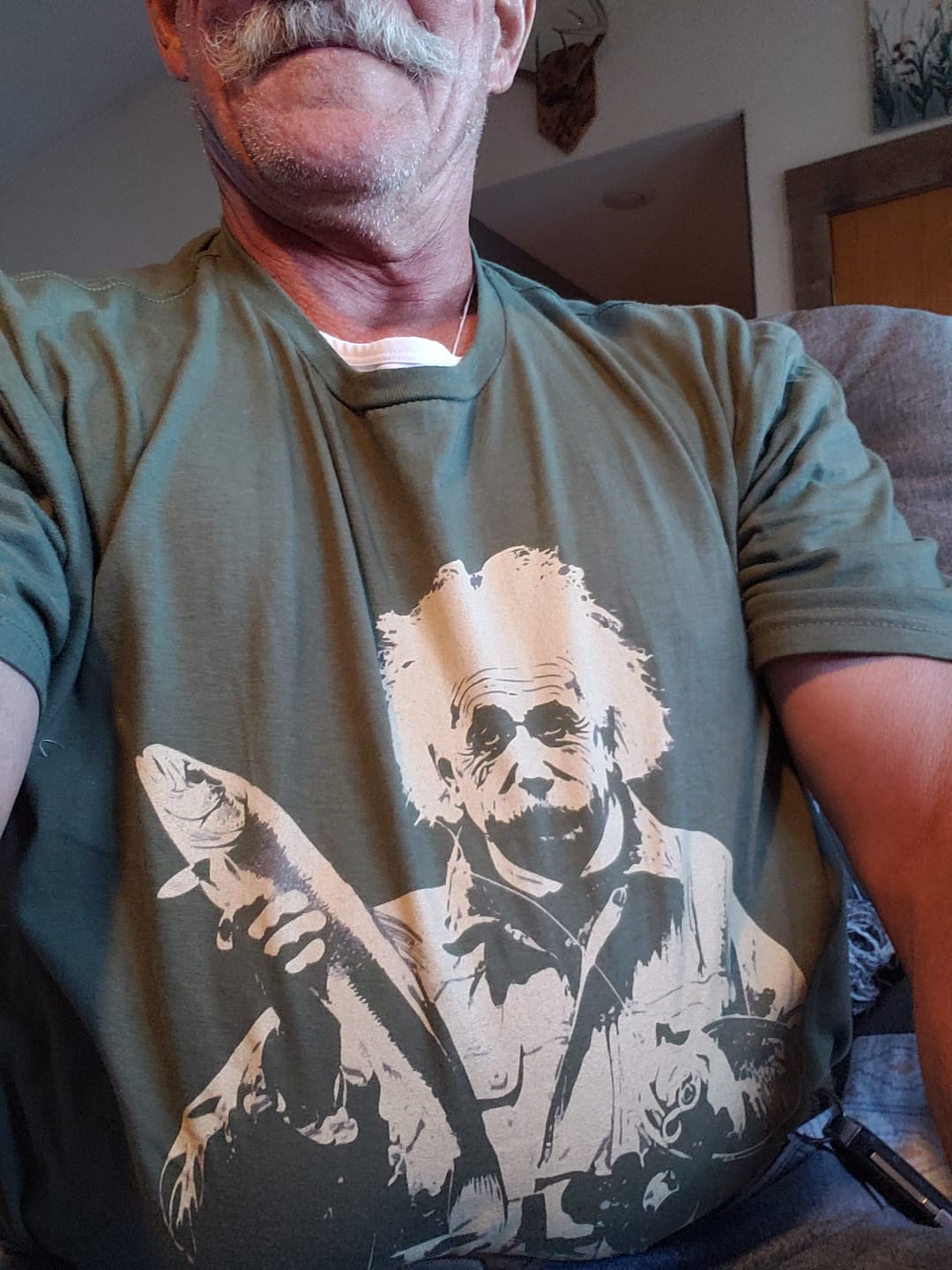 Customer photo review of ALBERT FISH CATCH T-Shirt US