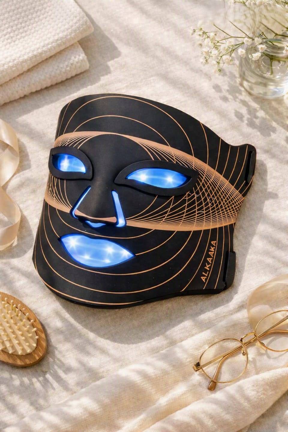 Customer photo review of Silicone Led Light Therapy Mask