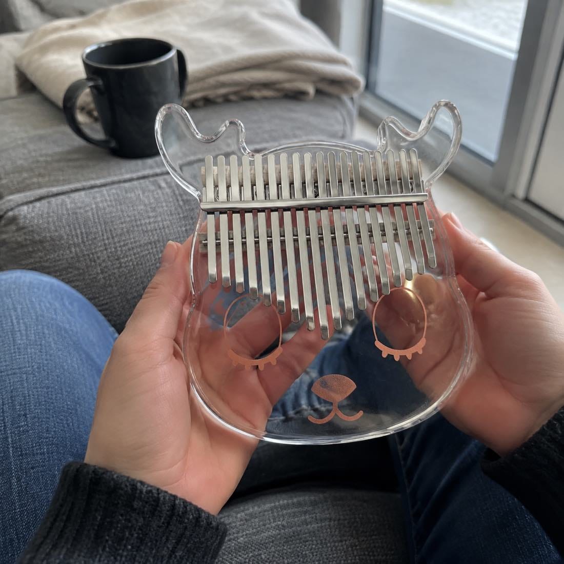Customer photo review of Kalimba 17 oder 21 Tasten - Acryl, Transparent