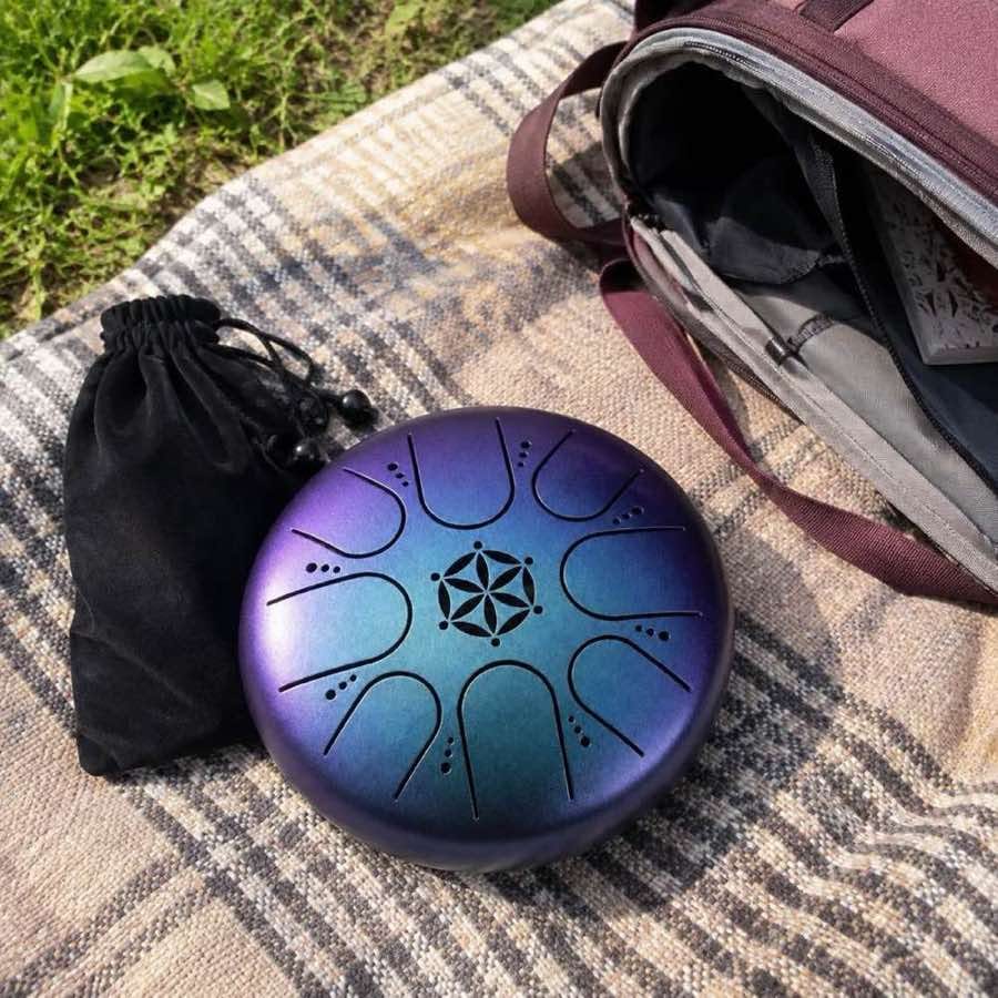 Customer photo review of Zungentrommel 8 Noten - Mandala-Design