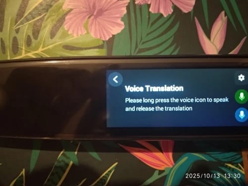 Customer photo review of Multilingual translation dictation pen