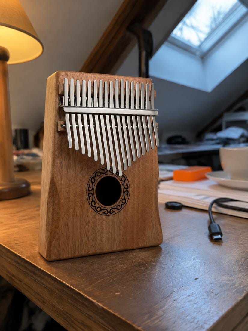 Customer photo review of Kalimba 17 Tasten - Mahagoni, für Meditation