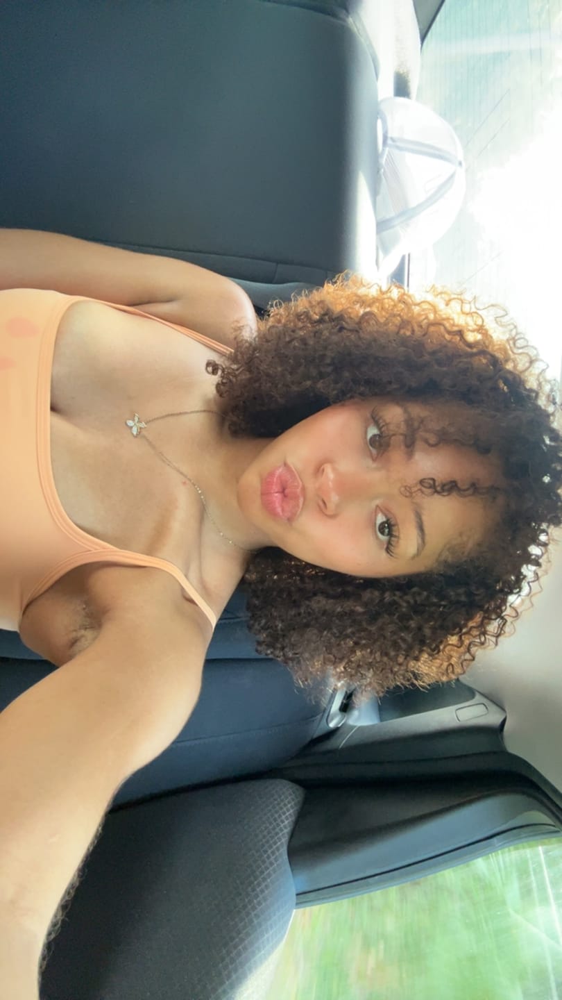 Customer photo review of BABY CURLY™  Brown - Raw Hair