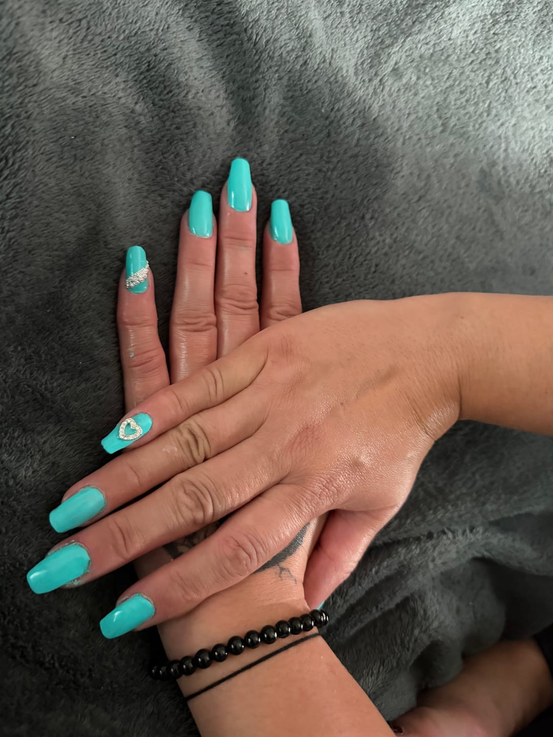 Customer photo review of UV / LED Color Gel - türkis blau - Art. 80033