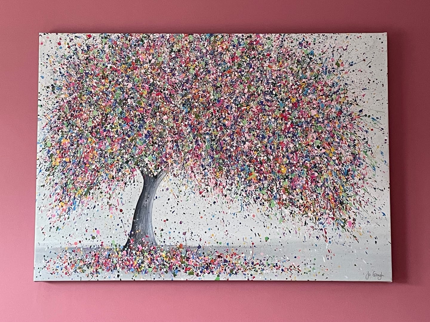 Customer photo review of Dreamy Love Canvas Print
