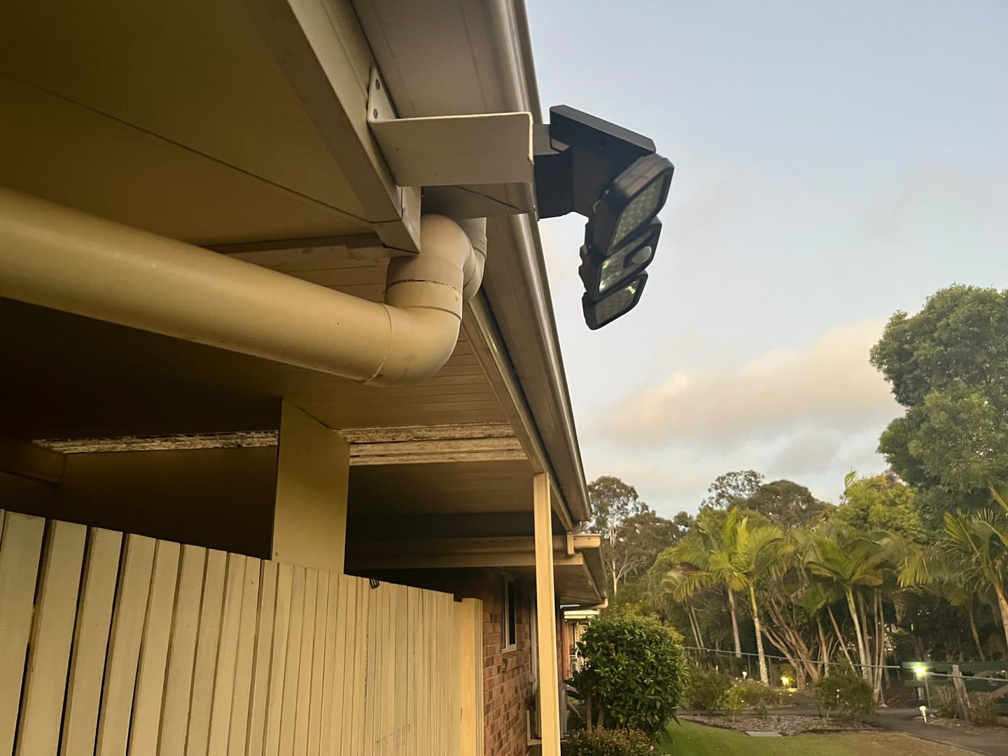 Customer photo review of GardenBrite™ LED Solar Motion Sensor Light