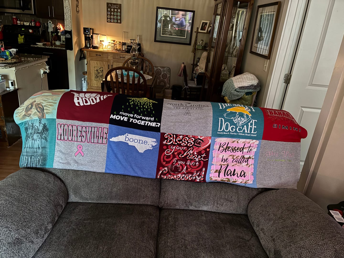 Customer photo review of Project Repat T-Shirt Quilt