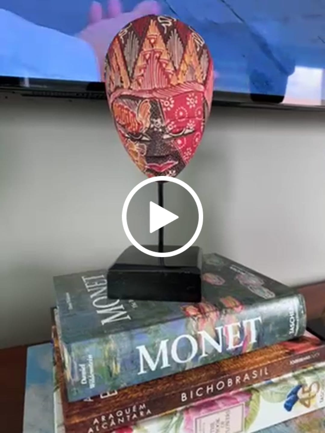 Customer video review of Máscara Batik Bali na Base