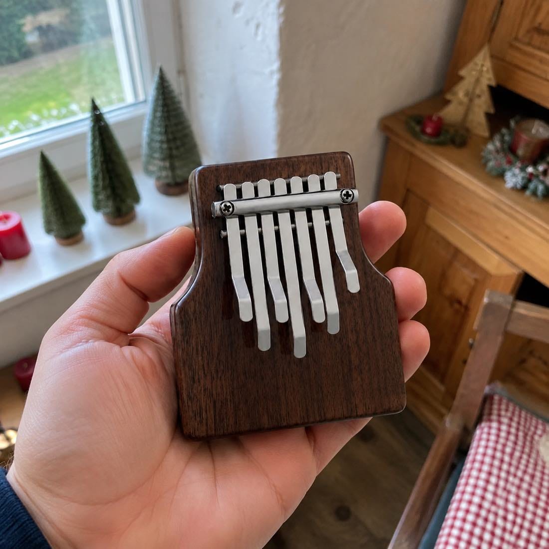 Customer photo review of Kalimba 7 Tasten - Walnussholz, für Kinder ab 3