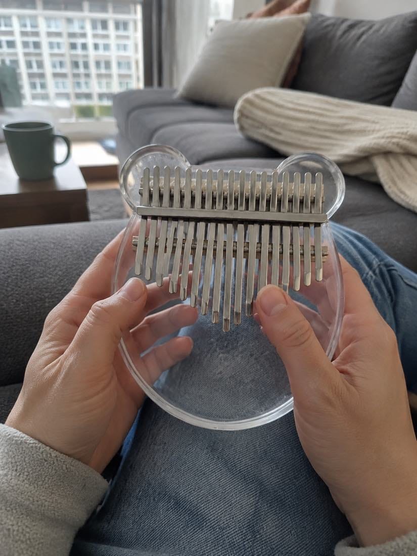 Customer photo review of Kalimba 17 Tasten - Acryl, Transluzent
