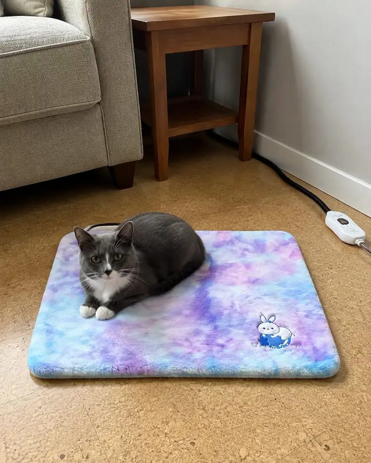 Customer photo review of CozyGlow Adjustable Pet Heating Pad