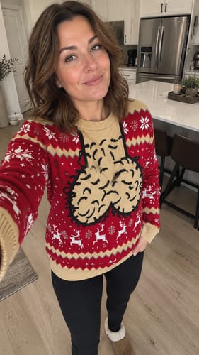 Customer photo review of Funnny Christmas Sweater