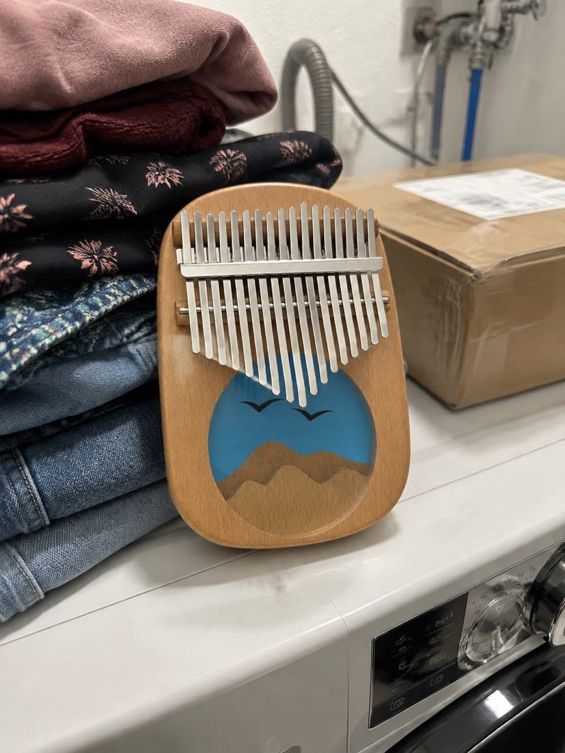 Customer photo review of Kalimba 17 Tasten - Buchenholz & Epoxidharz