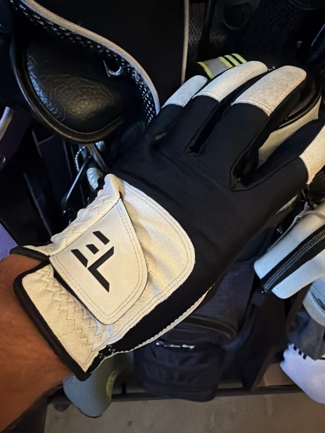 Customer photo review of Hot Launch Men's Glove
