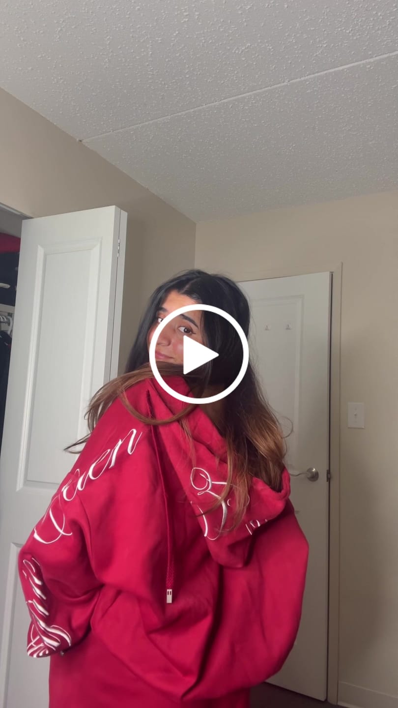 Customer video review of Aelfric Eden Boxy Script Embroidery Hoodie Sets