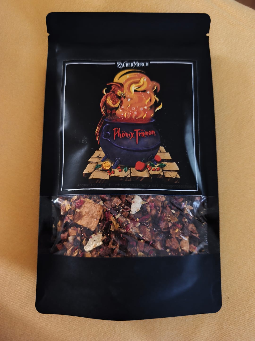 Customer photo review of Phönix Tränen – Zaubertrank Früchtetee Orange Zitrus