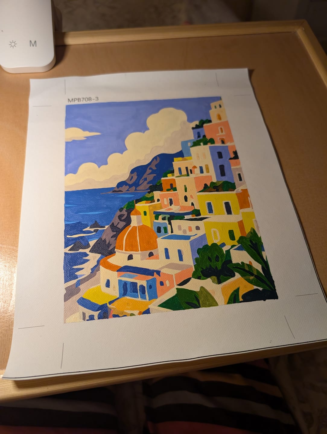Customer photo review of 6 Mini Paintings - Mediterranean Dream Set