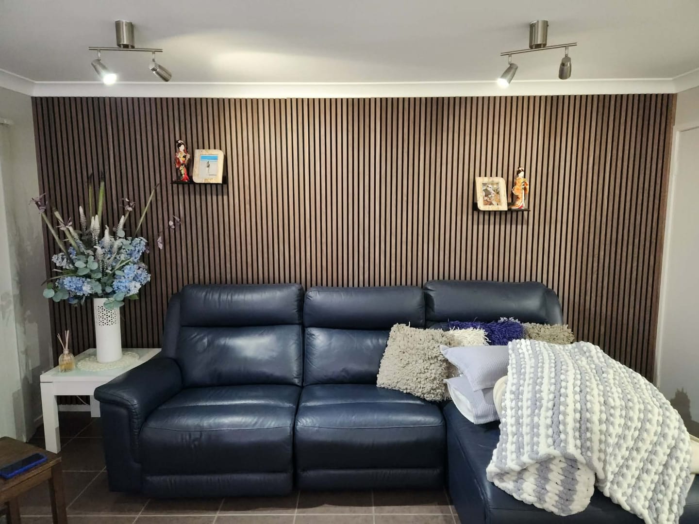 Customer photo review of Natural Walnut | Acoustic Panel (Black Felt) 2.4M