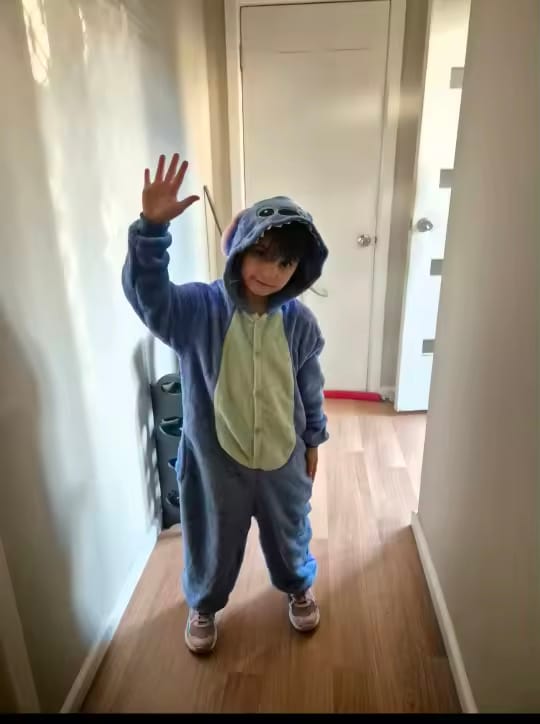 Customer photo review of Grenouillère Enfant Stitch