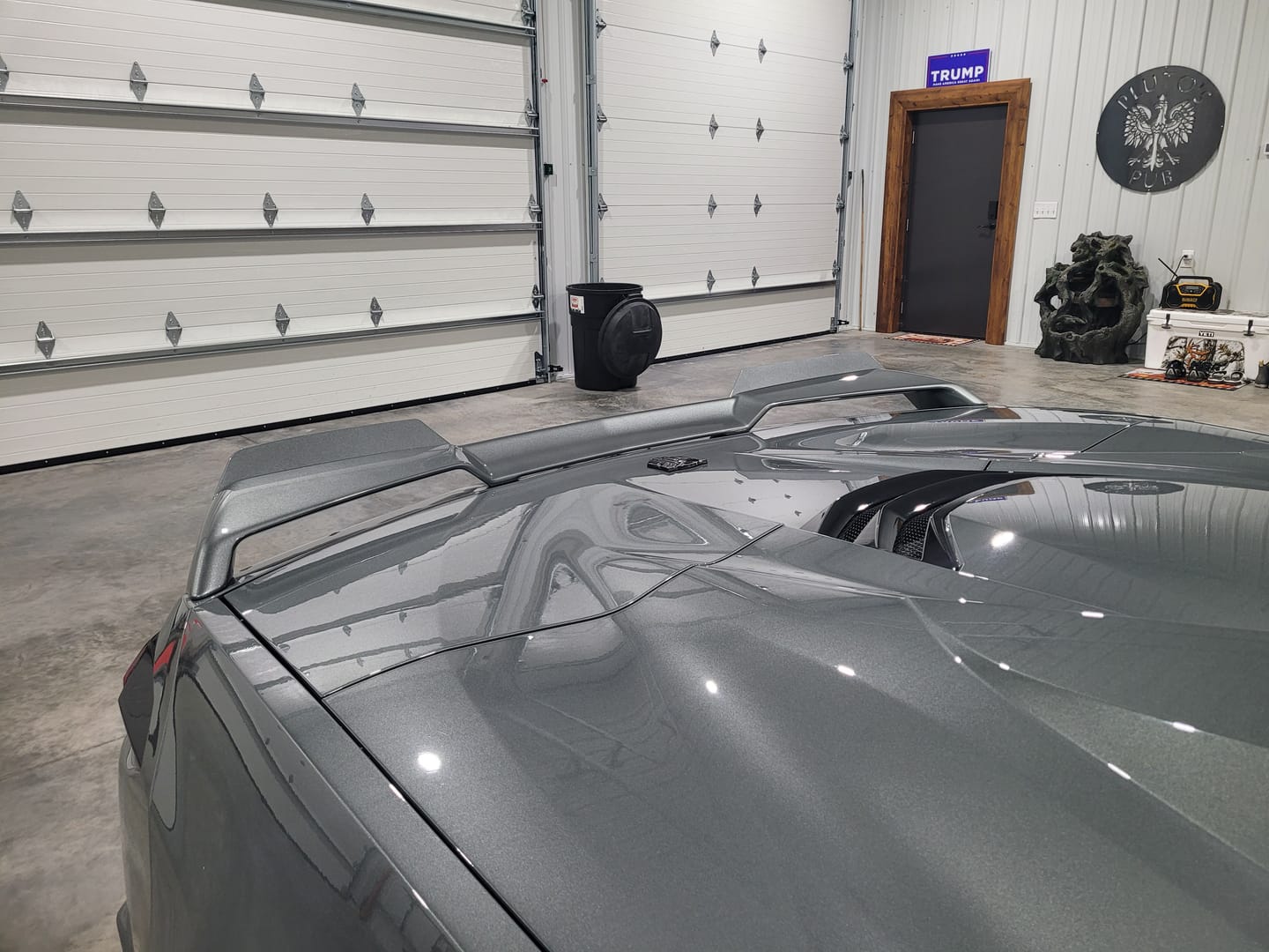 Customer photo review of Z51 Package Corvette C8 Stingray Rear Add-On Wicker Extension