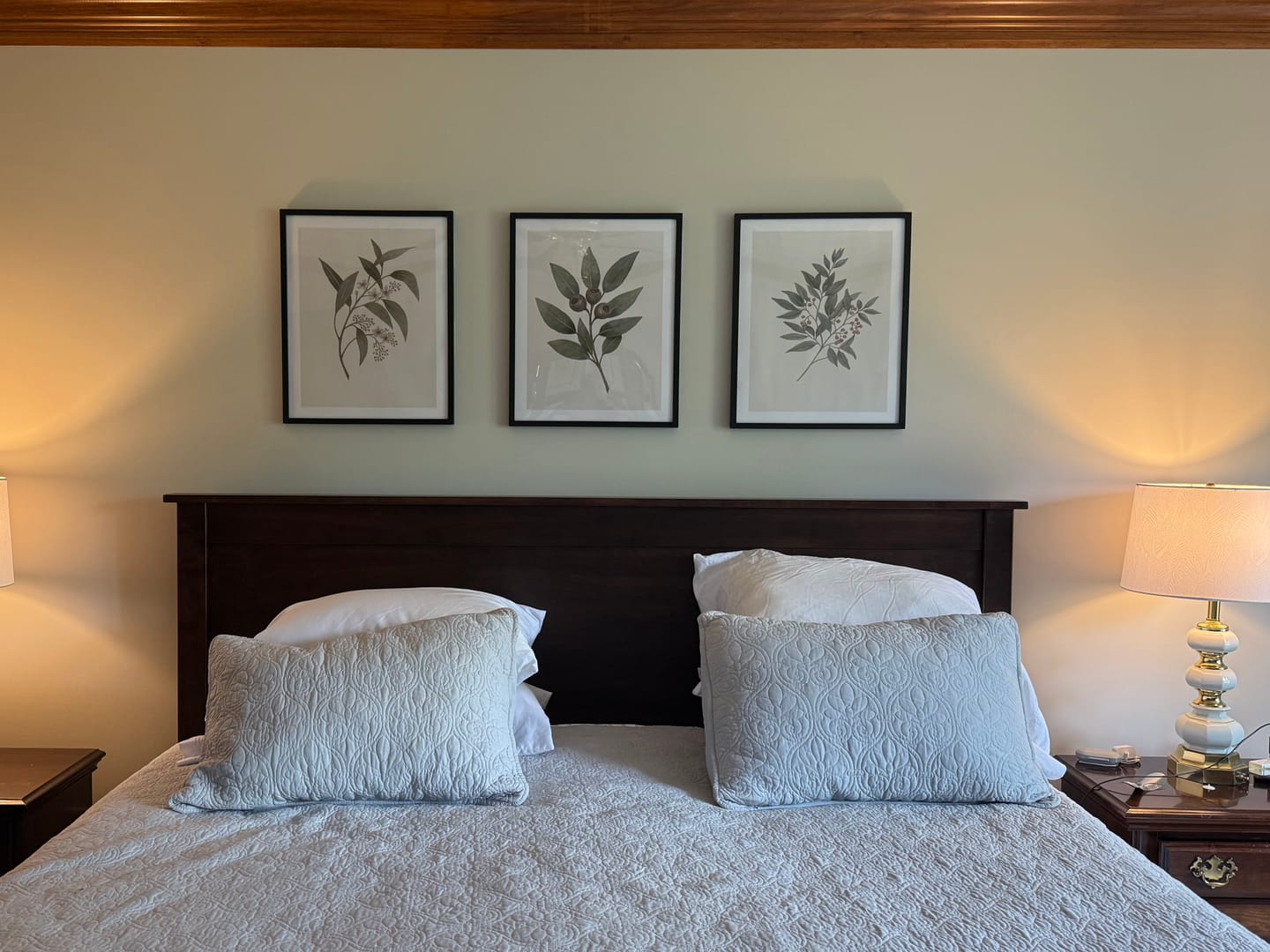 Customer photo review of Vintage Neutral Botanical Gallery Wall Print Set