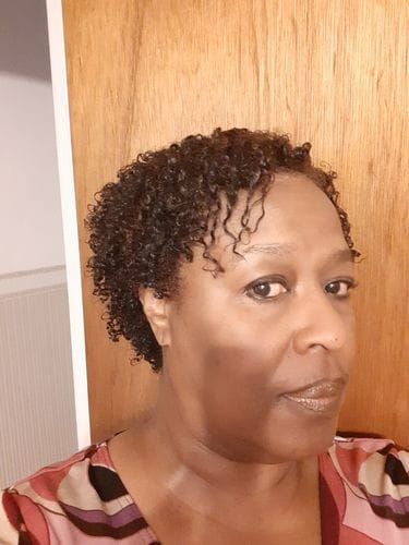 Customer photo review of Herbal Infused Curl Defining Gel, STEP 2
