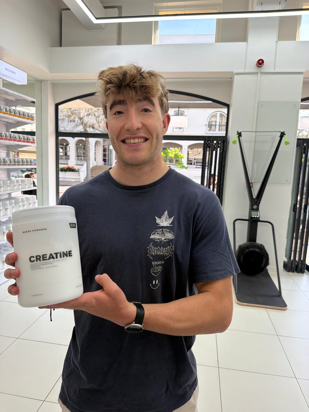 Customer photo review of NAKED CREATINE MONOHYDRATE - 1kg | 200 servings