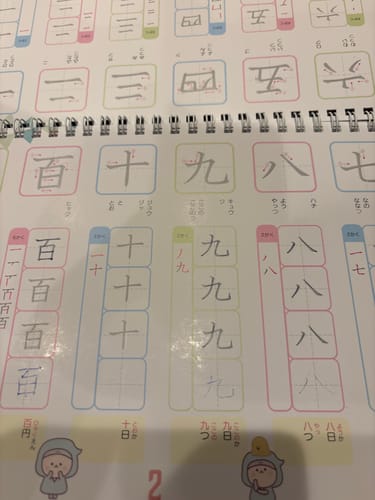 Customer photo review of 文字が消える!? まほうのドリル 漢字（１年生・２年生・３年生）