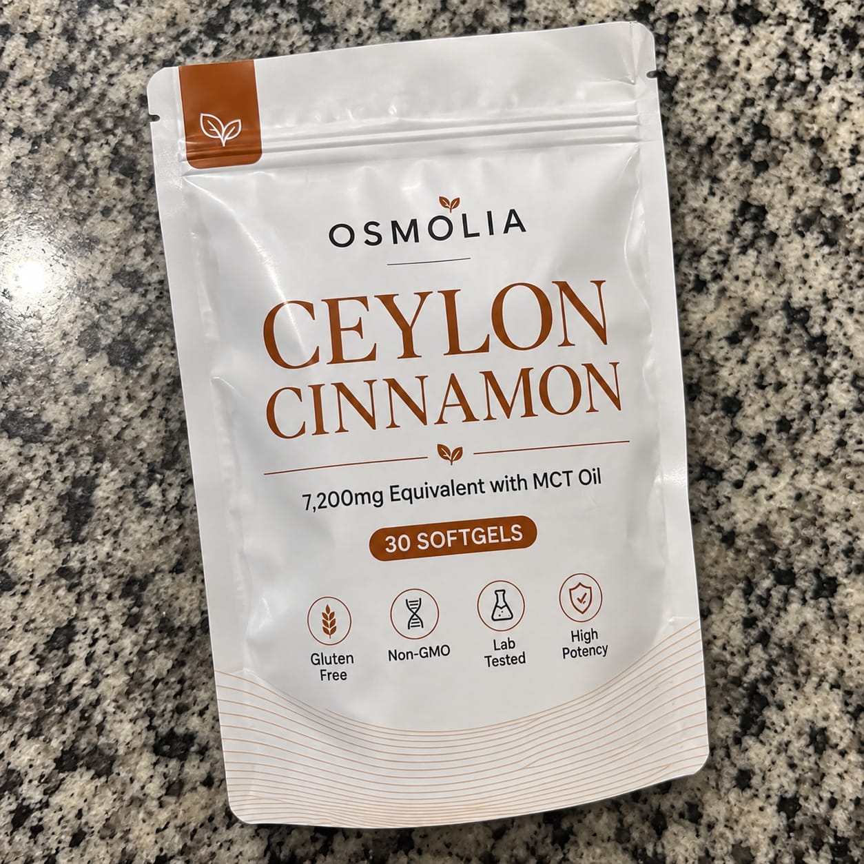 Customer photo review of Ceylon Cinnamon 7,200mg with MCT Oil