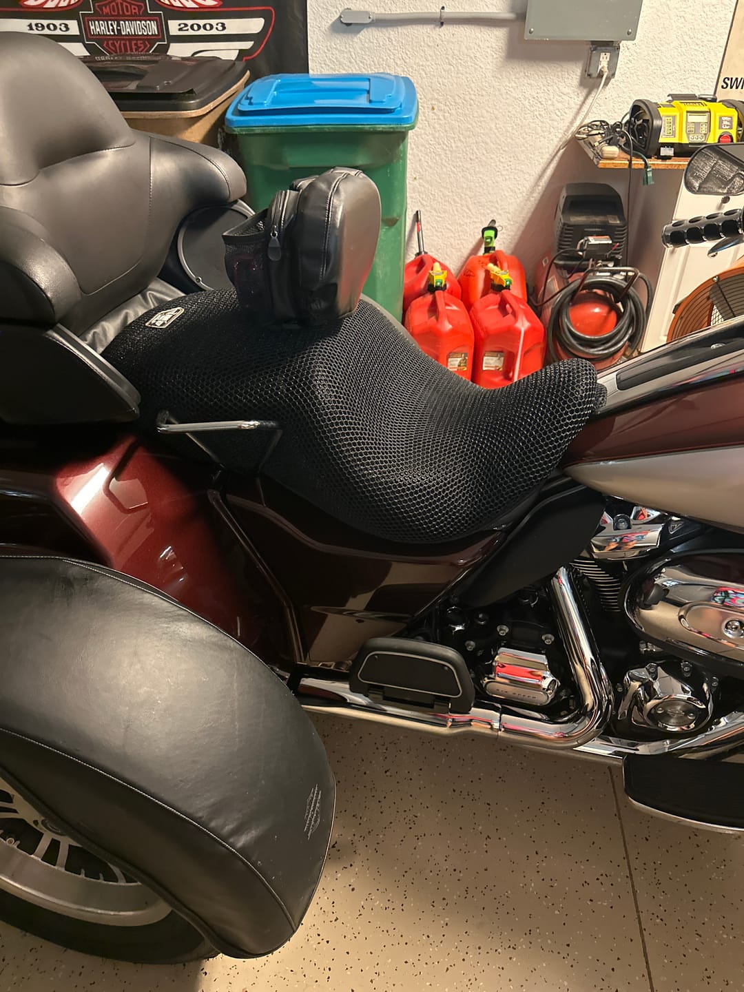 Customer photo review of Wind Rider Seat Cover
