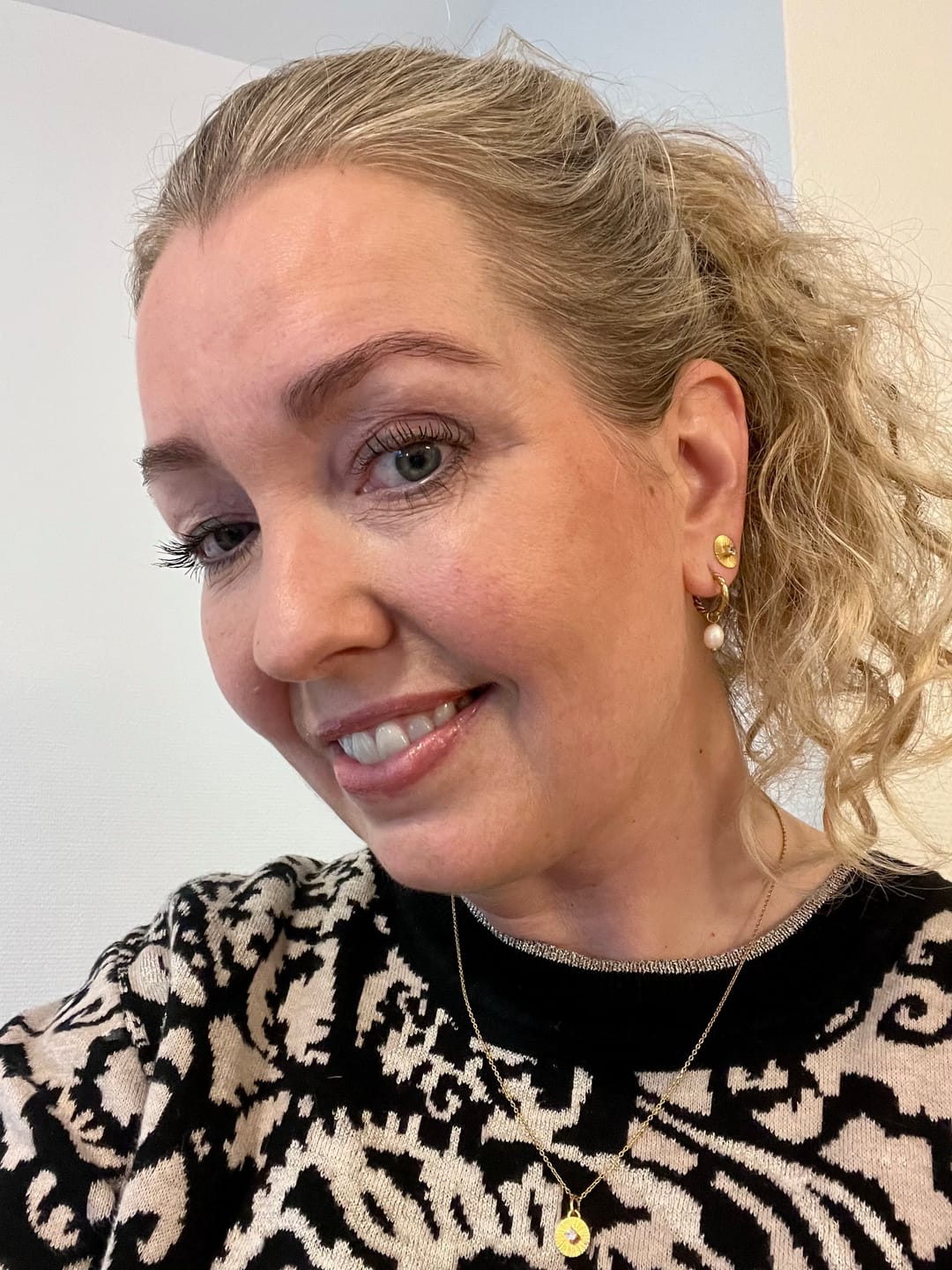 Customer photo review of Mini Odessa necklace