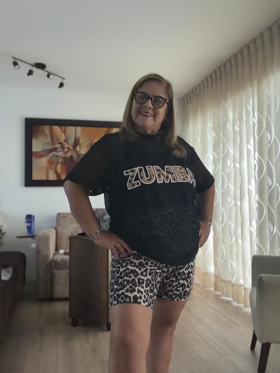 Customer photo review of Rock 'n' Roll Z- Lift High Waisted Biker Shorts