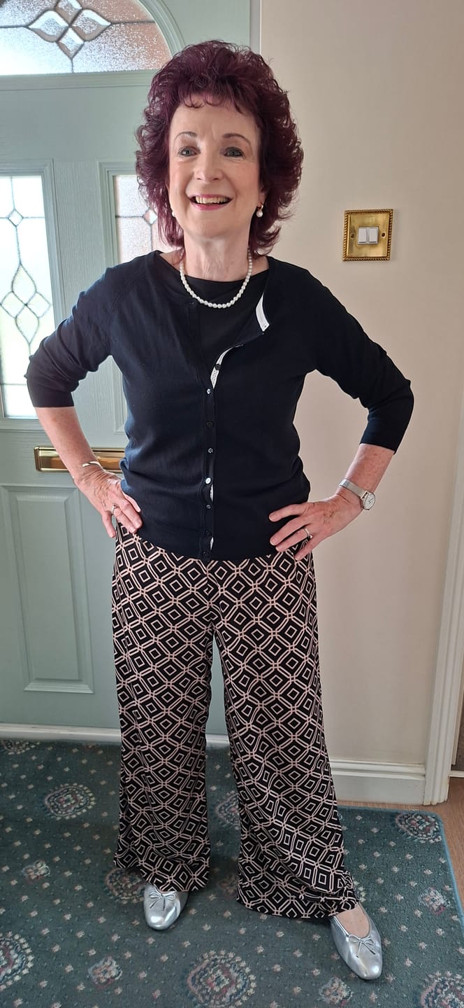 Customer photo review of Diamond Grid Jersey Fabric