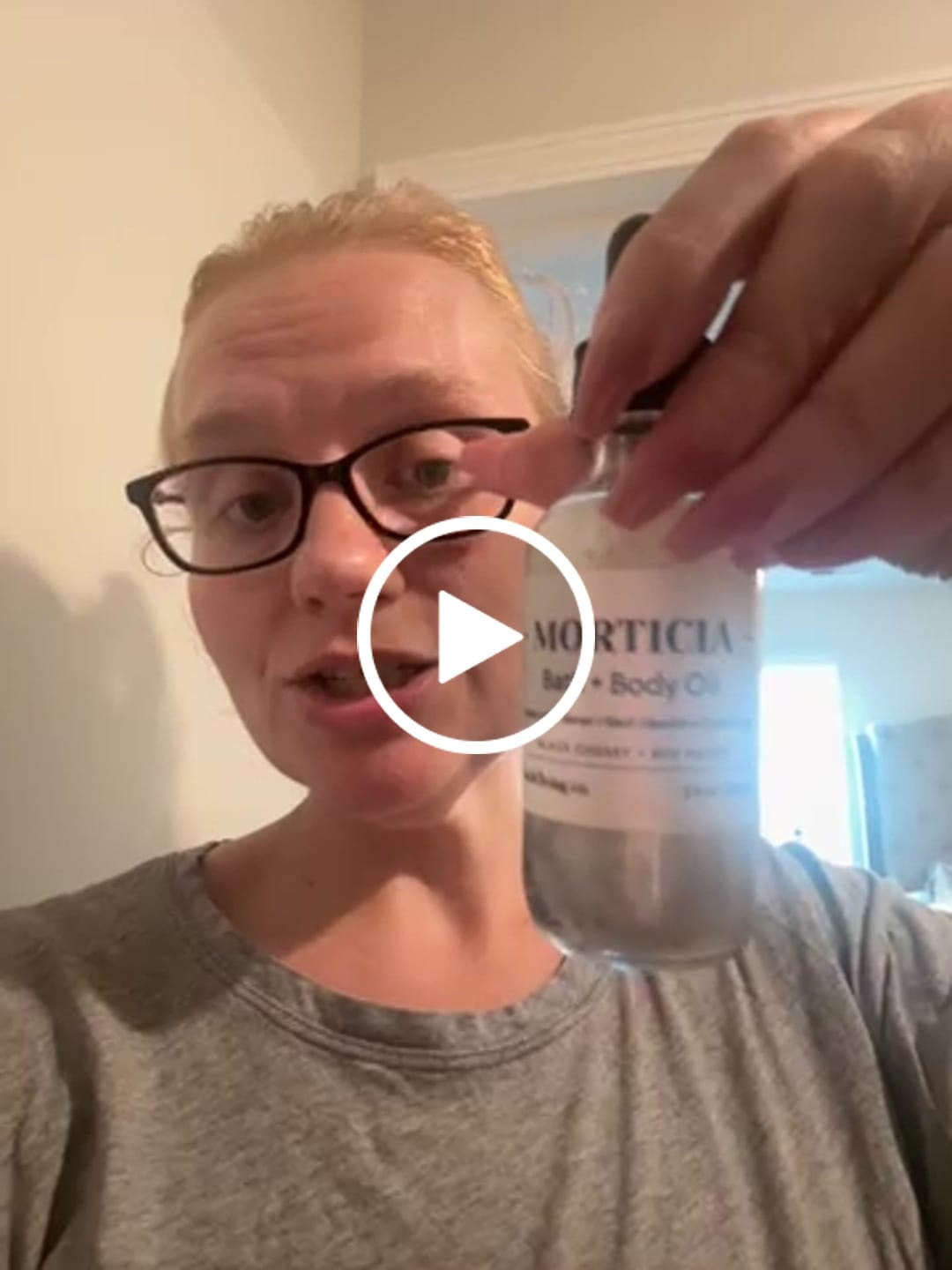 Customer video review of MORTICIA Bath & Body Oil